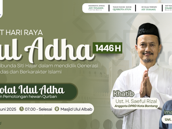 Sholat Hari Raya Idul Adha di Masjid Ulul Albab Bontang